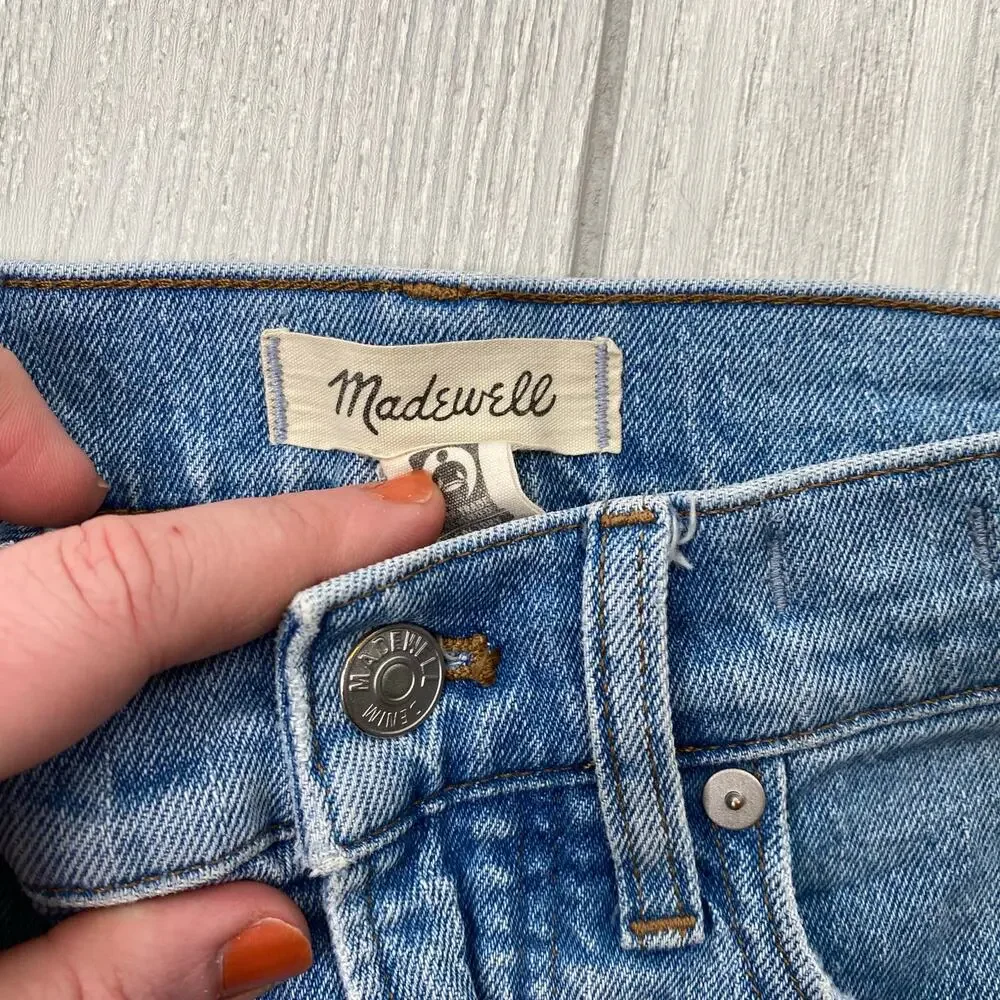 Madewell The Perfect Vintage Jeans Light Wash Blue Denim 24 Petite 24P